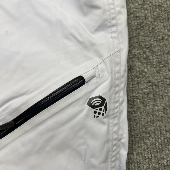 Mountain Hardwear Snow Pants Women M/L White RECCO Insulated Ski Water Resistant - Picture 2 of 16